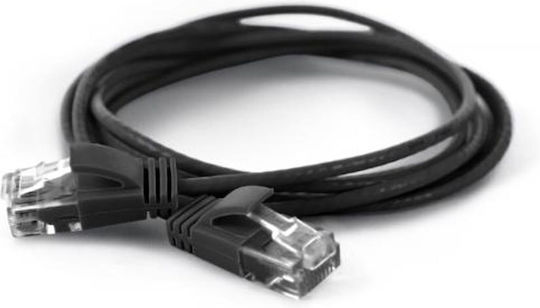 Wantec U/UTP Kat.6a Ethernet Netzwerkkabel 20m Schwarzes