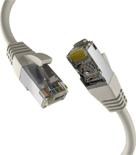EFB S/FTP Cat.8.1 Καλώδιο Δικτύου Ethernet 3m Γκρι