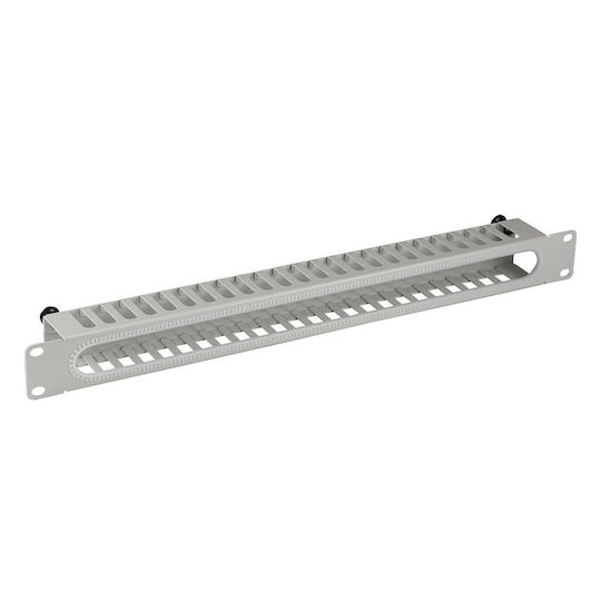 Zubehör Netzwerkschrank Efb 19" 1he Kabelmanagement Abdeckung Ral7035