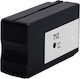 Compatible Inkjet Printer Ink HP 3ED71A, 712B 80ml Black 1pcs