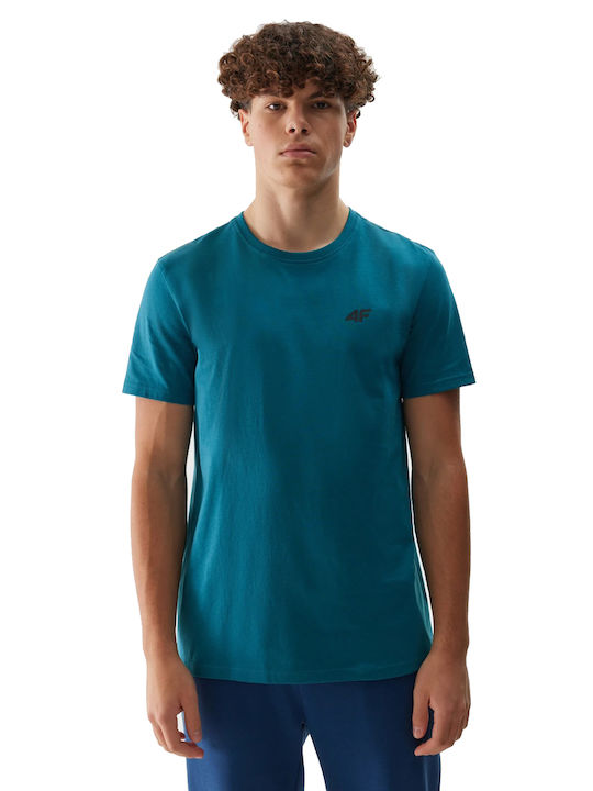 4F Men's T-shirt Turquoise