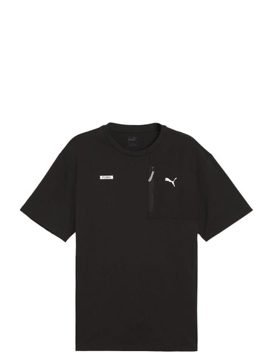 Puma Road Herren Kurzarmshirt Schwarz