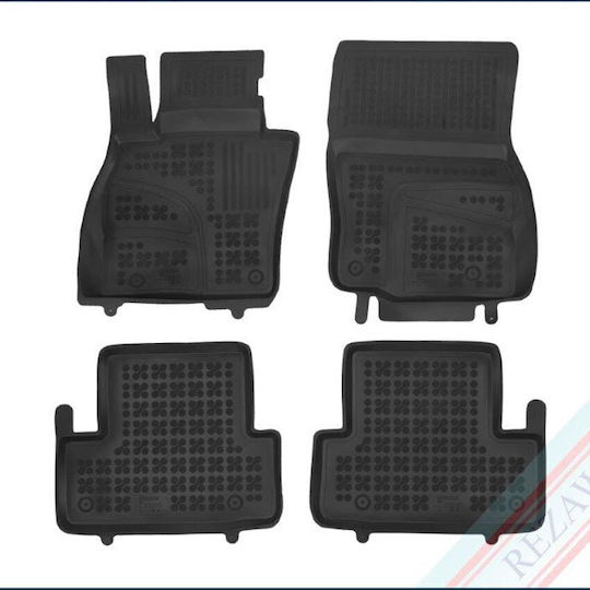 Rezaw Plast Σετ Μπροστινά και Πίσω Πατάκια 4τμχ για Mazda CX-60 2022+ Μαύρα