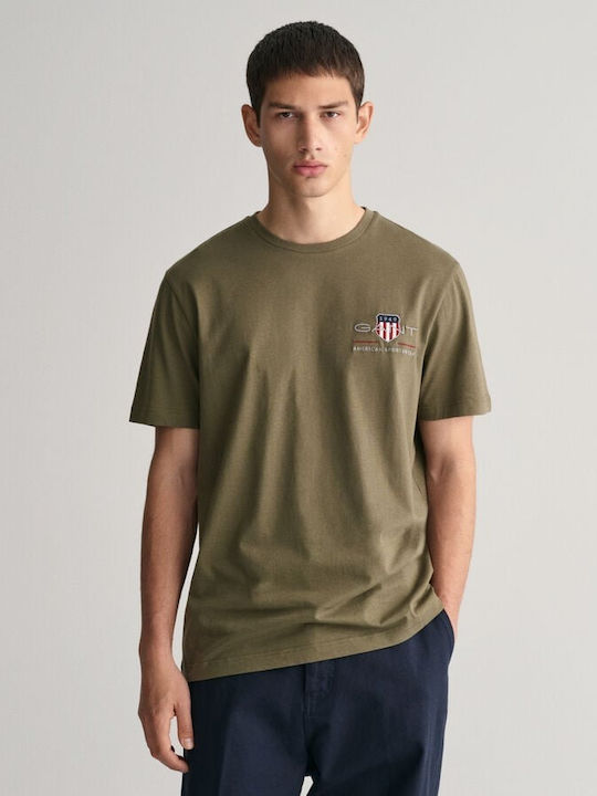 Gant Archive Shield T-shirt Khaki