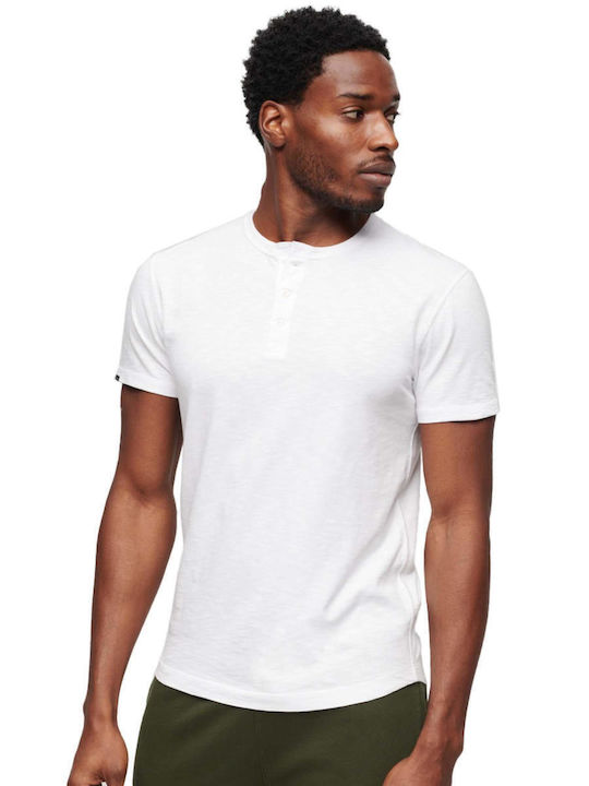 Superdry Kurzarm Herrenbluse Weiß