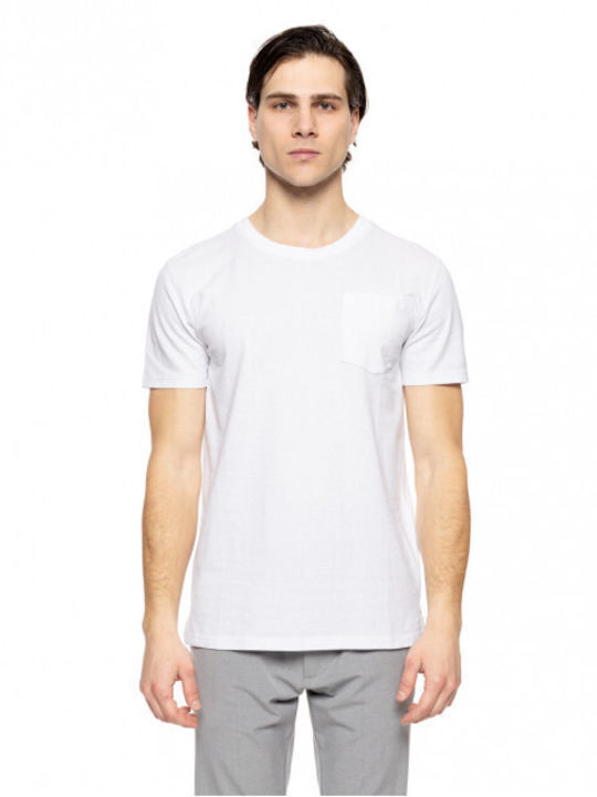 Splendid T-shirt Bărbătesc cu Mânecă Scurtă White