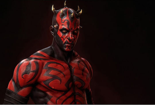 Star Wars Darth Maul Auf Leinwand 80x50 cm