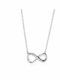 Pandora Necklace Infinity from Silver with Diamond & Zircon