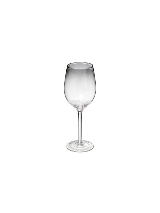 Secret de Gourmet Glass Set for White Wine made of Glass in Gray Color 410ml 6pcs