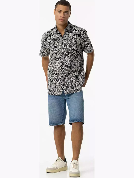 Tiffosi Herrenshorts Jeans Blau