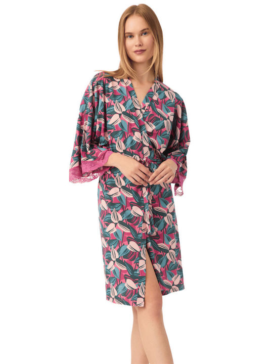 Minerva Summer Women's Robe Multicolour