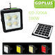 GDPLUS Ηλιακός Προβολέας LED 100W