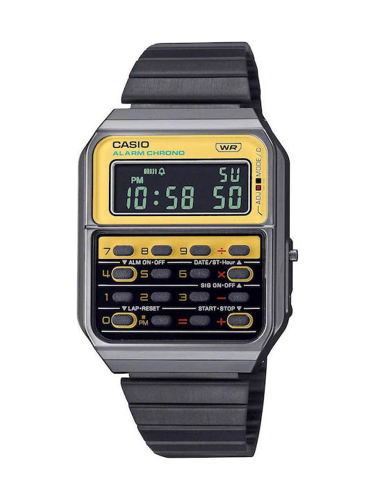 Casio Vintage Edgy Ψηφιακό Ανδρικό Ρολόι Χρονογ...
