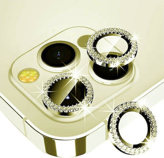 Camera Protection Metal Frame Gold for the iPhone 13/ 13 Mini / 12 Pro Max