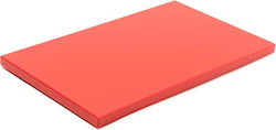 Oriana Ferelli Rectangular Plastic Chopping Board Red 30x50cm