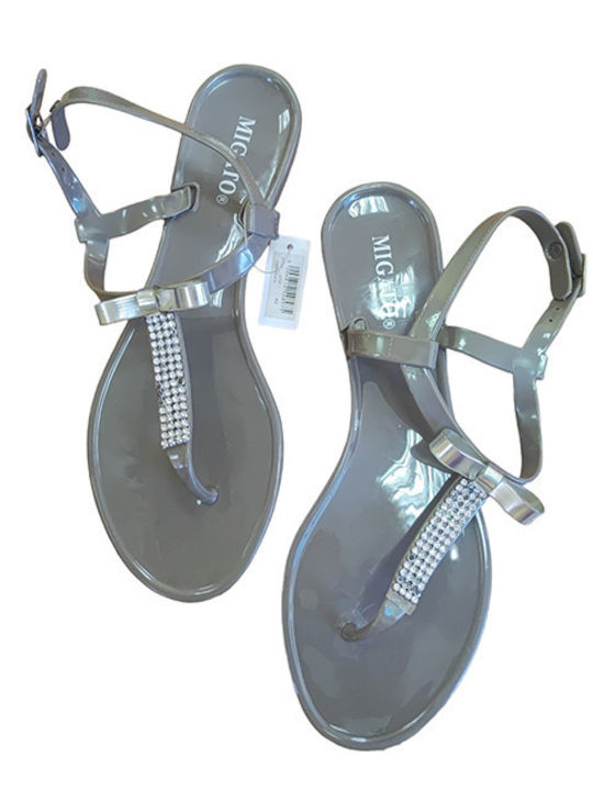 Migato Damen Flache Sandalen in Braun Farbe