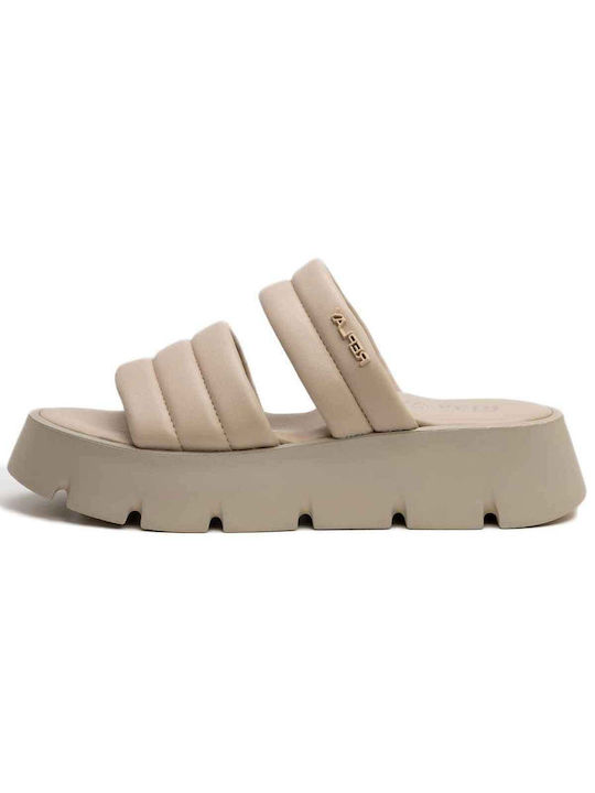 Noemi Women's Flat Sandals Beige