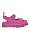 Ugg Australia Damen Flache Sandalen in Fuchsie Farbe