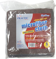 Почистващи кърпи от микрофибър Pratic Grey 5бр