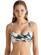 Blu4u Strapless Bikini with Detachable Straps Blue