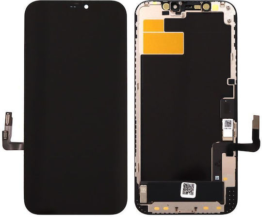 O ecran OLED cu Mecanism Tactil pentru iPhone 12, iPhone 12 Pro (Negru)