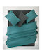 Guy Laroche Sheet Semi Double with Elastic 120x200+35cm. Minimal Petrol