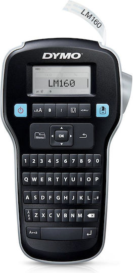 Dymo Labelmanager 160 Ετικετογράφος Χειρός σε Μαύρο Χρώμα