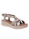 Oh My Sandals Damenplattformen Braun