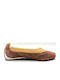 Women's Sneaker-Style Ballerina Shoes Orange