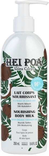 Hei Poa Ενυδατική Lotion Σώματος με Άρωμα Καρύδα για Ξηρές/Πολύ Ξηρές Επιδερμίδες 250ml
