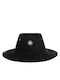 Emerson Textil Pălărie pentru Bărbați Stil Bucket Negru