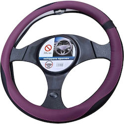Auto-Lenkradabdeckung Lila mit Lila Naht 122520