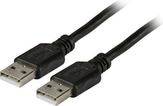 EFB USB 2.0 Cablu USB-A de sex masculin - USB-A de sex masculin Negru 3m K5253SW.3