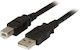 EFB USB 2.0 Kabel USB-A-Stecker - USB-B-Stecker Schwarz 5m K5255SW.5