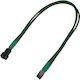 Kabel Nanoxia 3-pin Molex Verlängerung 30 Cm Grün