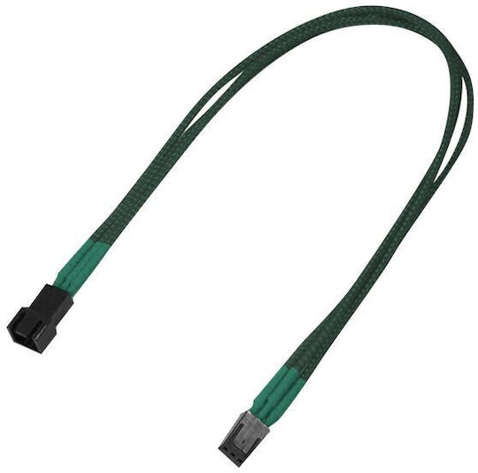 Καλώδιo Nanoxia 3-pin Molex Extension 30 Cm Green