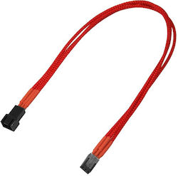Καλώδιo Nanoxia 3-pin Extension 30 Cm Single Rot Καλώδιo Nanoxia 3-pin Extension 30 Cm Single Rot