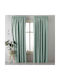 Saray Home Κουρτίνα με Τρέσα Πράσινη 280x220εκ.