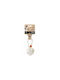 M-pets Παιχνίδι Σκύλου Σχοινί Coto White Loop Ball 8cm