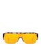 Komono Aksel Unisex Ochelari De Soare Cu Ramă Din Plastic Maro Tortoise Și Lentile Polarized Galbene KOM-S10277