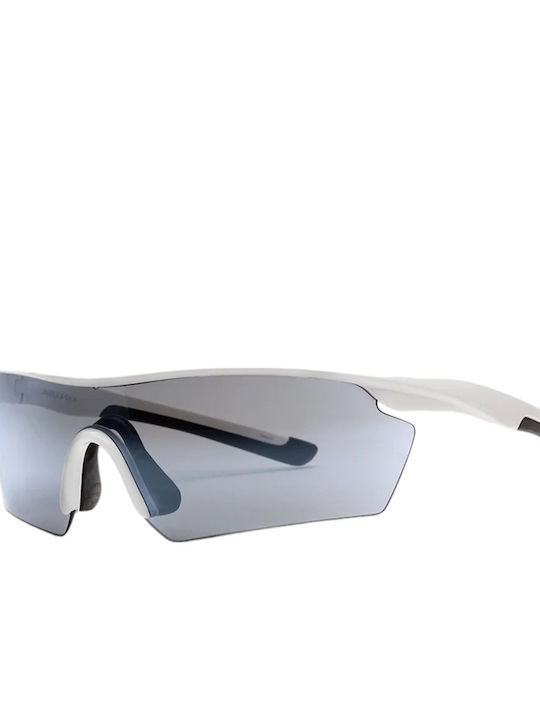 Volcom Sunglasses with White Plastic Frame and Gray Lens VE02001612-0