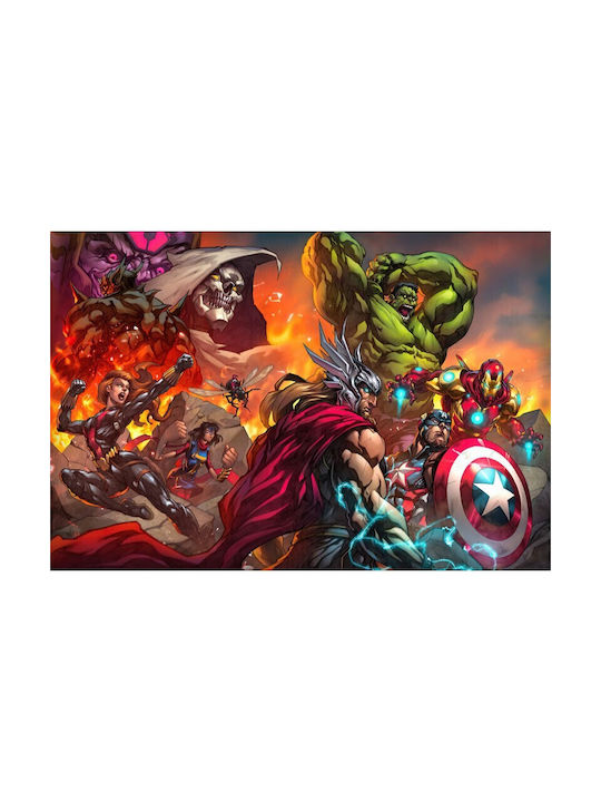 Poster Marvels Avengers Tribune Magazine Cover Art 90x61cm