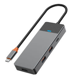 Wiwu USB-C Docking Station με HDMI 4K PD (A721HD) Wiwu USB-C Docking Station με HDMI 4K PD (A721HD)