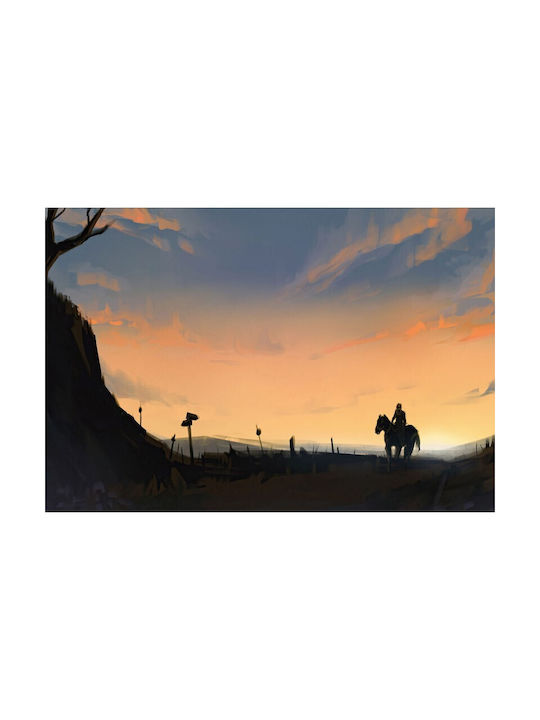 Poster Horse Sunset 90x61cm