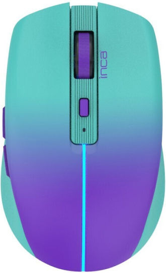 Inca 1600 DPI Kabellos Bluetooth Maus Blau