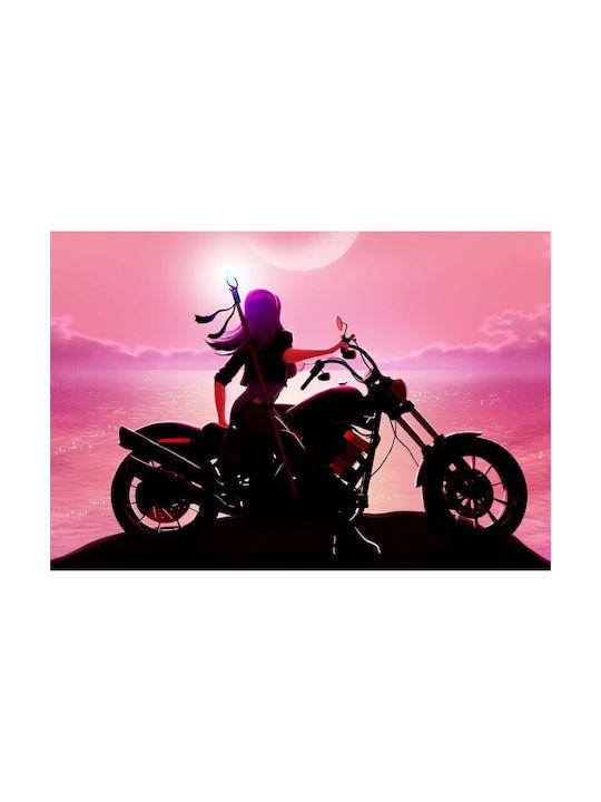 Poster Motorcycle Girl 90x61cm