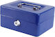 Kassenschrank mit Schloss ZT1XJ33QWS101ALBASTRU Blau