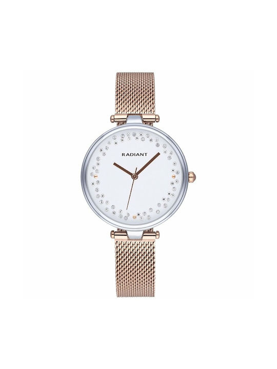 Radiant Uhr mit Rose Gold / Rose Gold Metallarmband