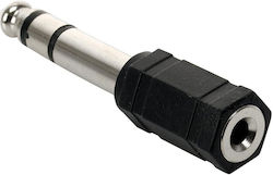 Powertech Μετατροπέας 6.3mm male σε 3.5mm female 5τμχ (CAB-J018)