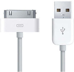 USB to 30-Pin Cable 1m White USB to 30-Pin Cable 1m White